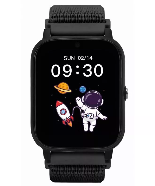Смартчасовник Детски Garett Kids Tech 4G Черно Velcro 5904238484982