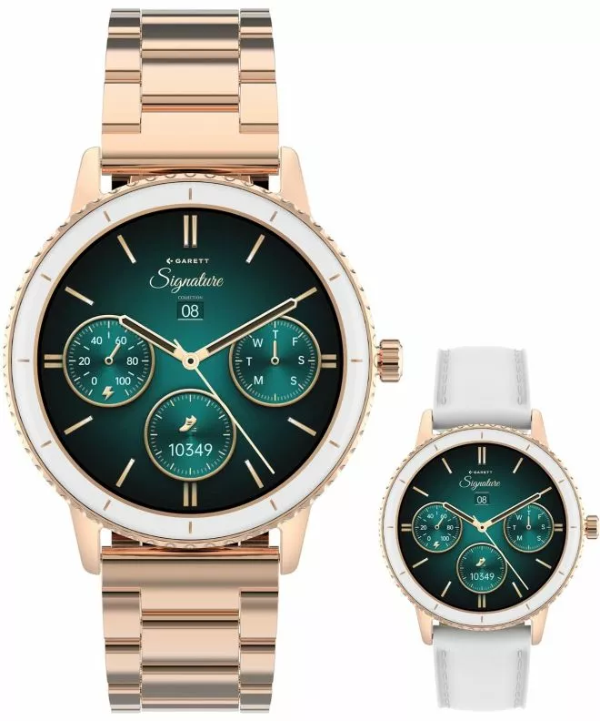 Смартчасовник Дамски Garett Signature Grace Rose Gold Solid SET 5904238485071