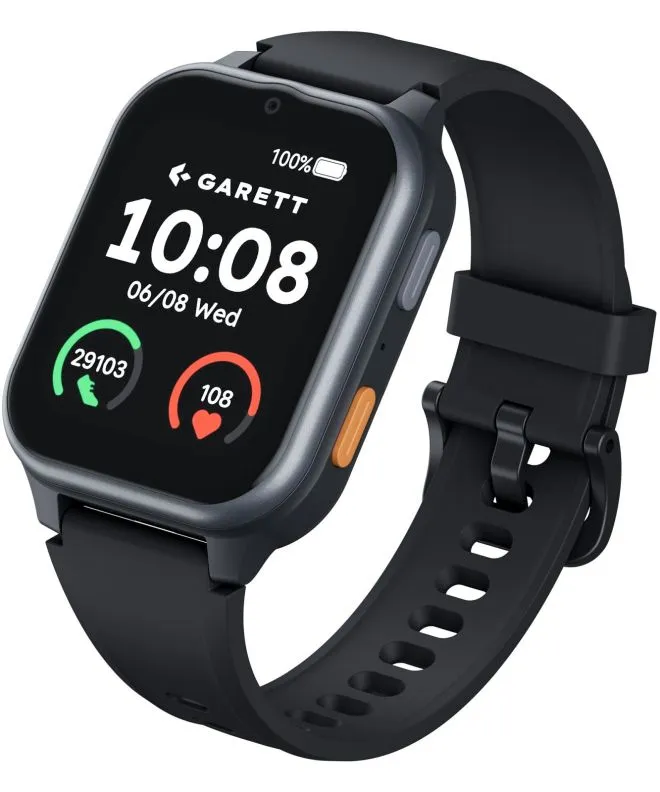 Смартчасовник Унисекс Garett Vita 4G Black 5904238487358