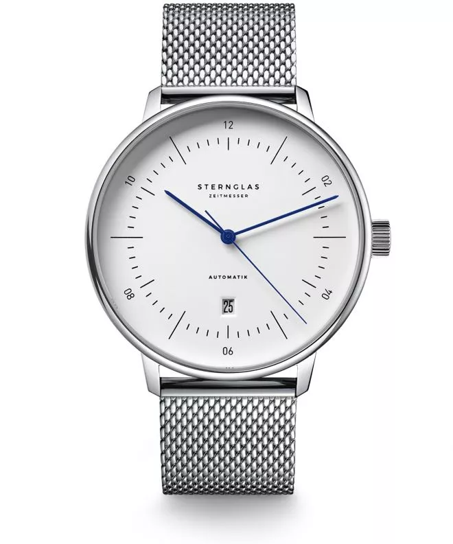 Часовник Мъжки Sternglas Naos XL Automatik White S02-NX01-MI04