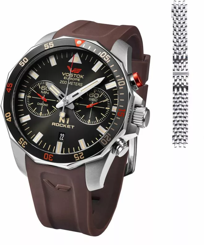 Часовник Мъжки Vostok Europe N1 Rocket Limited Edition + каишка Vostok 6S21-225A618B-39946