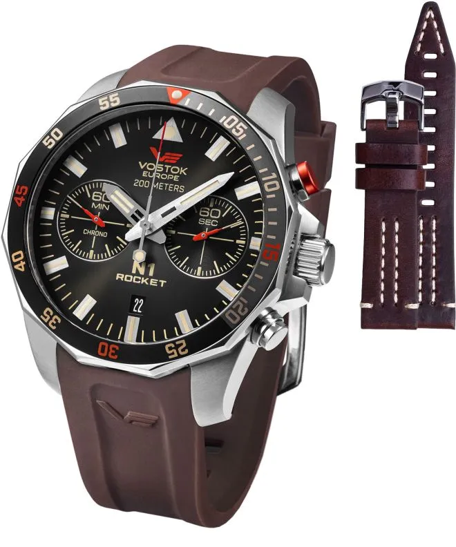 Часовник Мъжки Vostok Europe N1 Rocket Limited Edition + каишка Vostok 6S21-225A618-39946