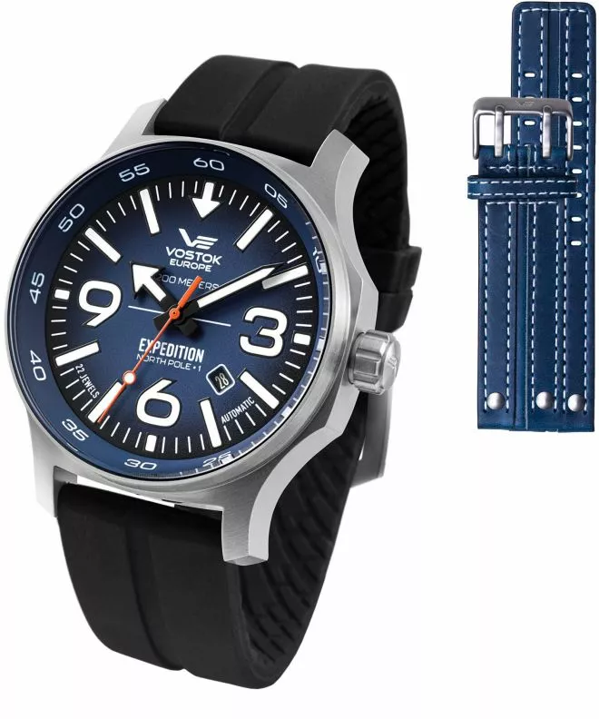 Часовник Мъжки Vostok Europe Expedition North Pole-1 Limited Edition + каишка Vostok YN55-595A638-6702