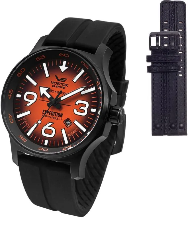 Часовник Мъжки Vostok Europe Expedition North Pole-1 Limited Edition + каишка Vostok YN55-595C640-6696