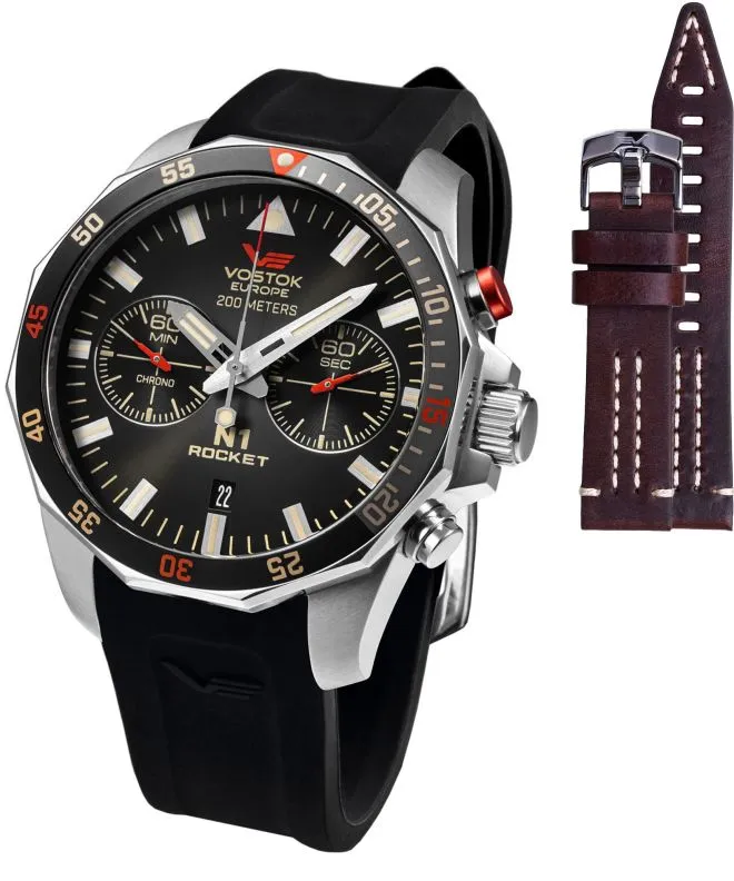 Часовник Мъжки Vostok Europe N1 Rocket Limited Edition + каишка Vostok 6S21-225A618-4081