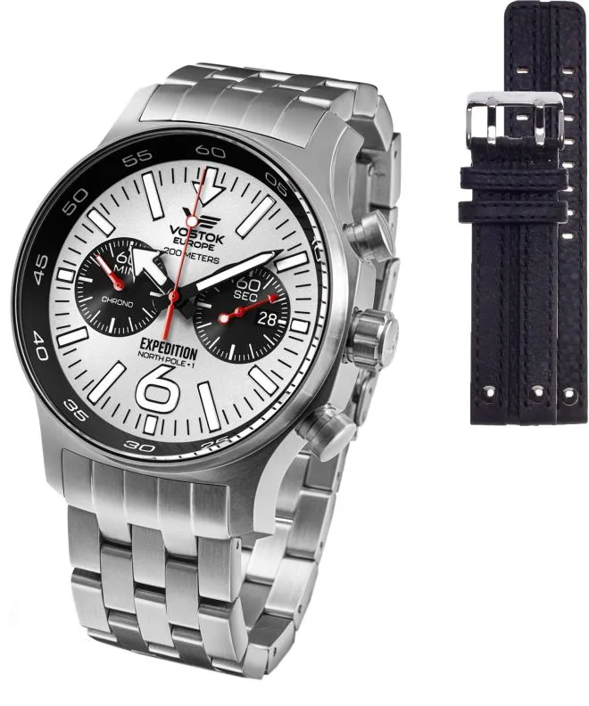 Часовник Мъжки Vostok Europe Expedition North Pole-1 Limited Edition + каишка Vostok 6S21-595A642-38321