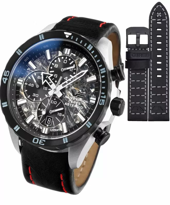 Часовник Мъжки Vostok Europe Almaz Ceres Asteroid Limited Edition + каишки Vostok 6S10-320E693-2971