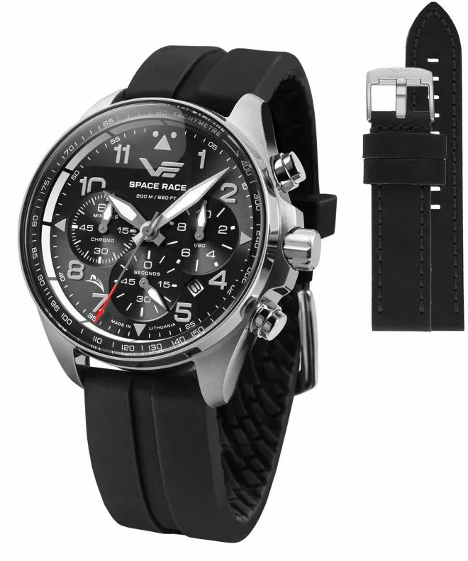 Часовник Мъжки Vostok Europe Space Race Chrono Limited Edition + каишка Vostok 6S20-325A741-02940