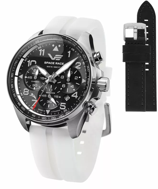Часовник Мъжки Vostok Europe Space Race Chrono Limited Edition + каишка Vostok 6S20-325A741-58718