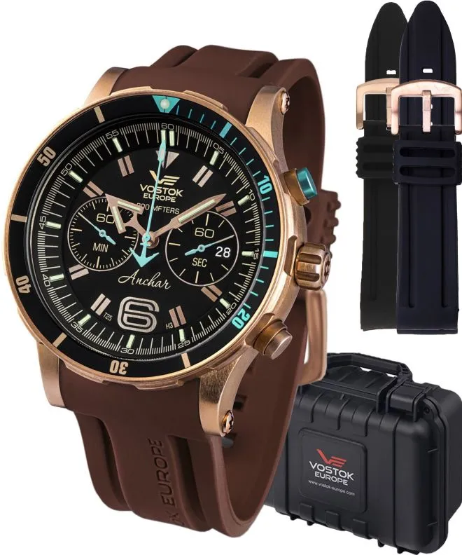 Часовник Мъжки Vostok Europe Anchar Limited Edition + 2 каишки Vostok 6S21-510O585-46722