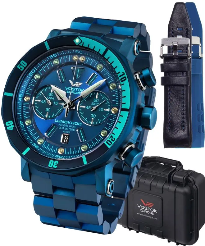 Часовник Мъжки Vostok Europe Lunokhod Limited Edition + каишка Vostok 6S21-620E278-46418
