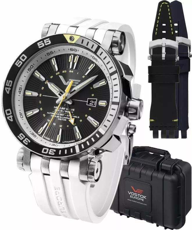 Часовник Мъжки Vostok Europe Energia GMT Limited Edition + 2 каишки Vostok NH34-575A718-46371