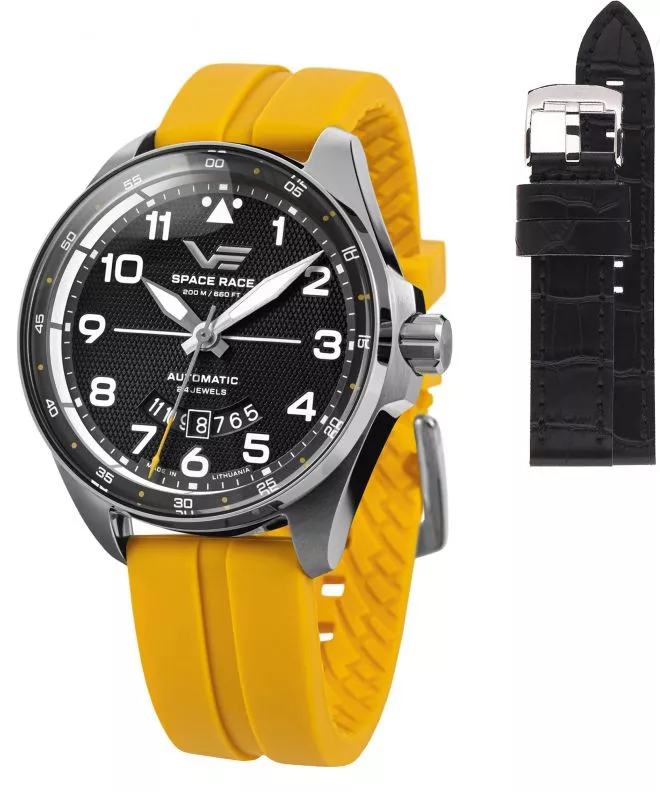 Часовник Мъжки Vostok Europe Europe Space Race Automatic Limited Edition + каишка Vostok NH35A-325A745-45343