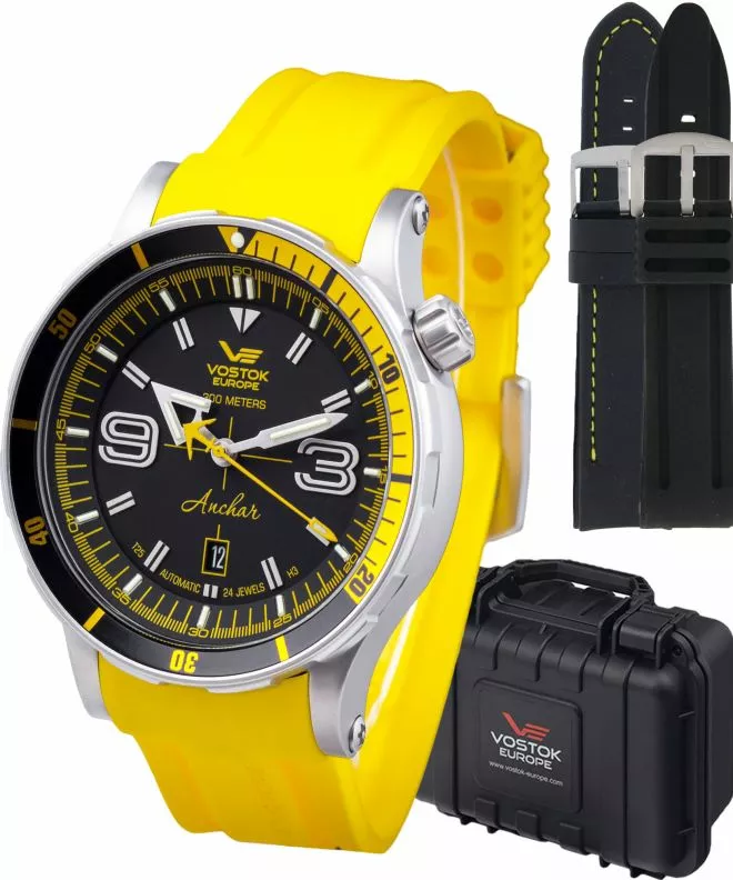Часовник Мъжки Vostok Europe Anchar Automatic Limited Edition + 2 каишки Vostok NH35A-510A522-3053