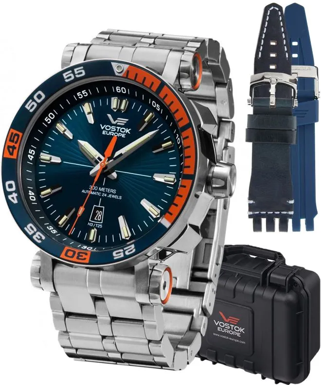 Часовник Мъжки Vostok Europe Energia Rocket Automatic Limited Edition + 2 каишки Vostok NH35A-575A279-31995