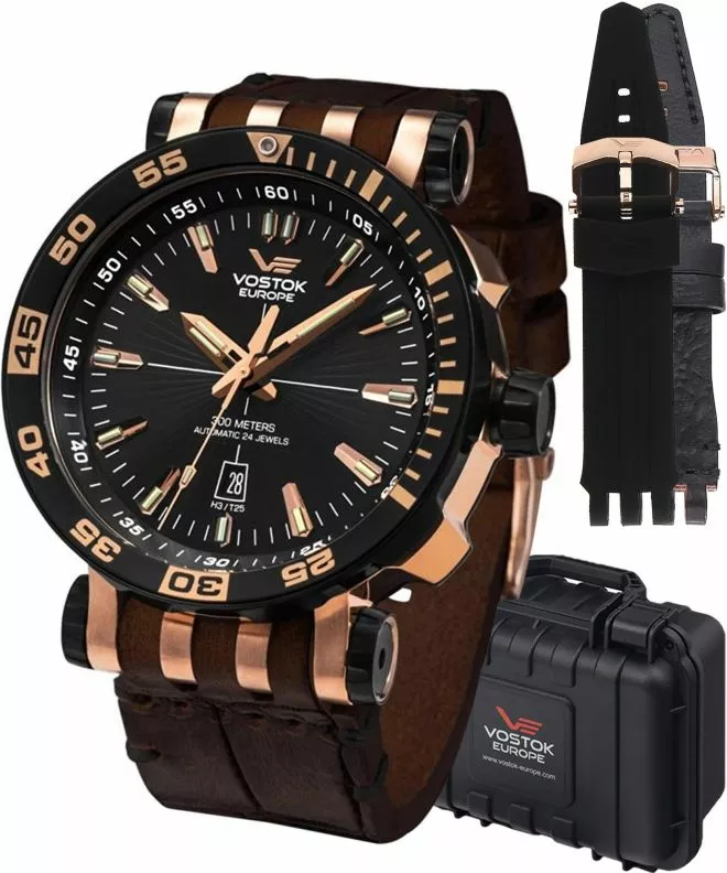 Часовник Мъжки Vostok Europe Energia Rocket Automatic Limited Edition + 2 каишки Vostok NH35A-575E282-5453