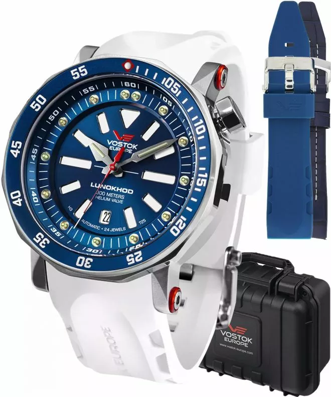 Часовник Мъжки Vostok Europe Lunokhod-2 Automatic Limited Edition + 2 каишки Vostok NH35A-620A634-42403