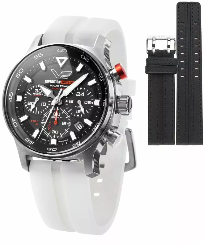 Часовник Мъжки Vostok Europe Expedition South Pole Solar Chronograph SET + каишка Vostok VR42-592A761-58718