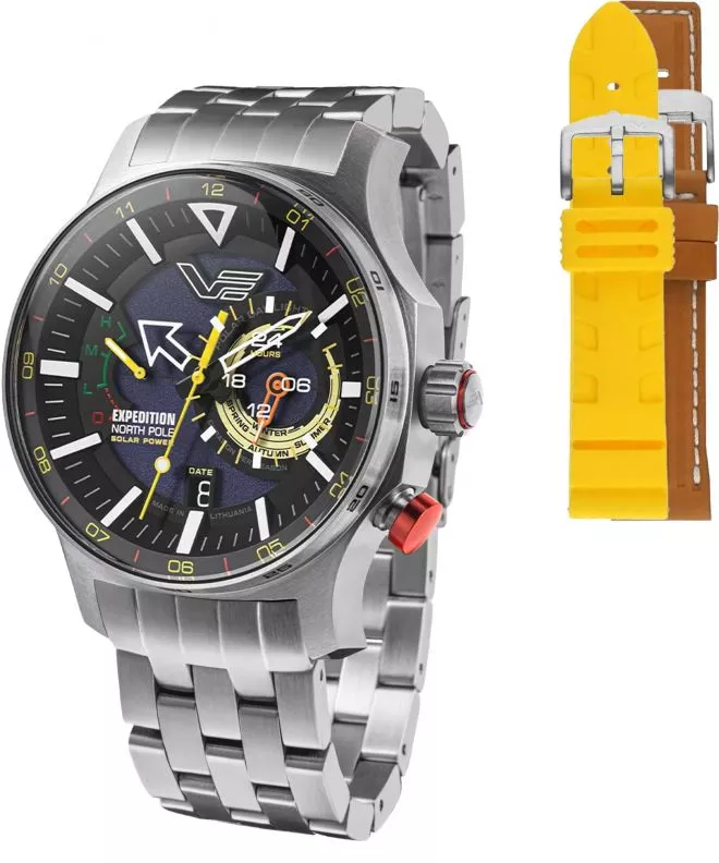 Часовник Мъжки Vostok Europe Expedition North Pole Polar Day SET + 2 каишки Vostok VS57-595A735-38321
