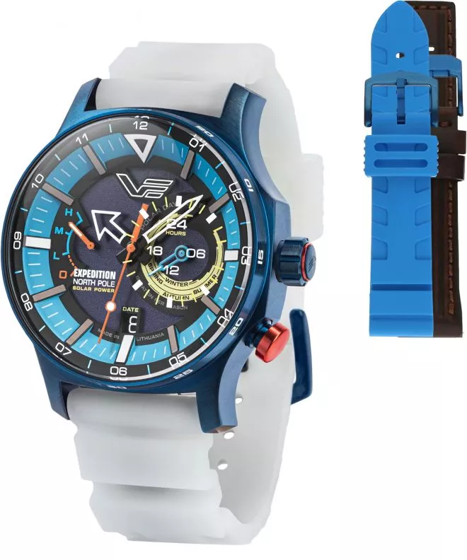 Часовник Мъжки Vostok Europe Expedition North Pole Polar Ice SET + 2 каишки Vostok VS57-595D736-57162