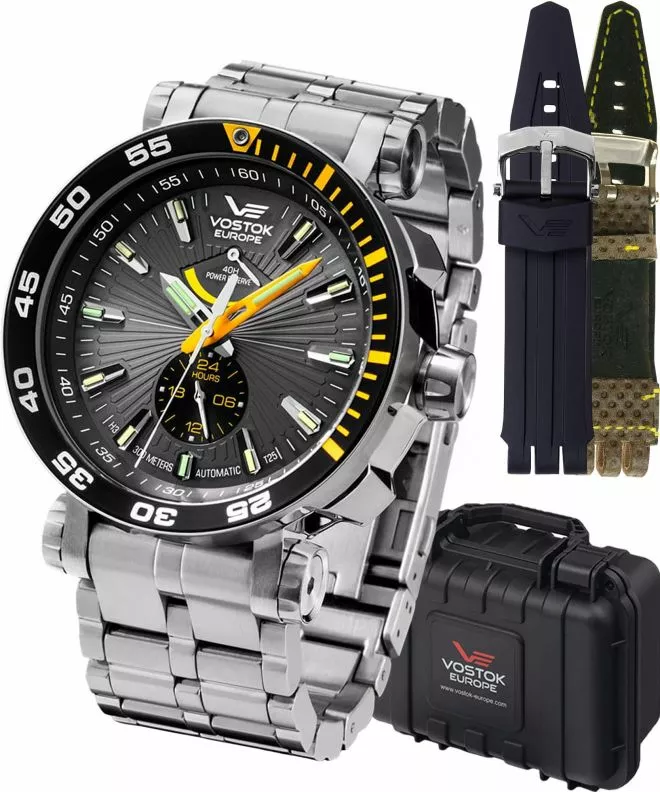 Часовник Мъжки Vostok Europe Energia Rocket Automatic Limited Edition + каишка Vostok YN84-575A539-31995