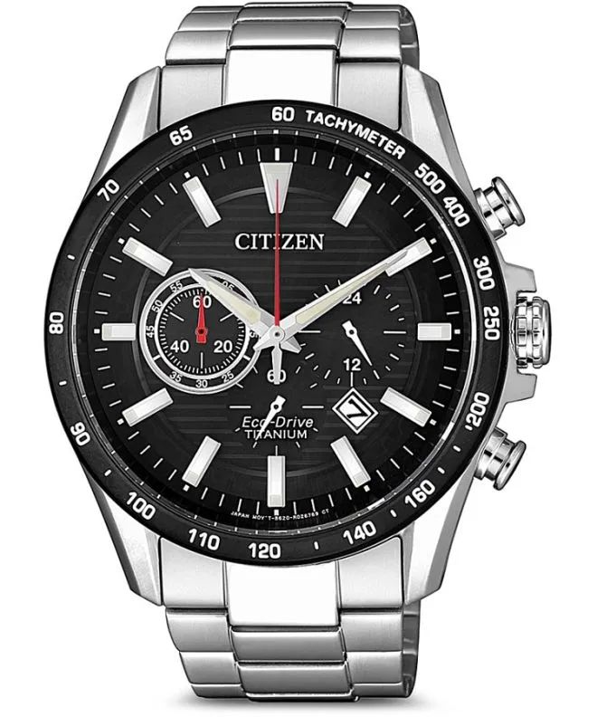 Часовник Мъжки Citizen Super Titanium Eco-Drive Chronograph CA4444-82E