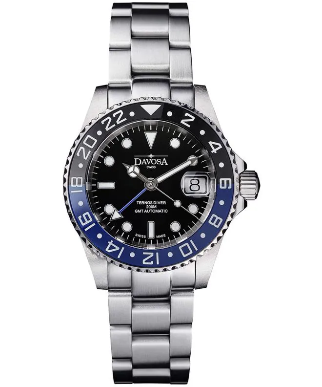 Часовник Мъжки Davosa Ternos Ceramic GMT WaveSl Automatic 161.590.40W