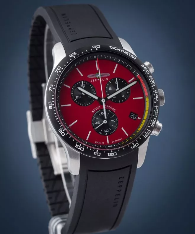 Часовник Мъжки Zeppelin Night Cruise Chronograph 7288-5-KB