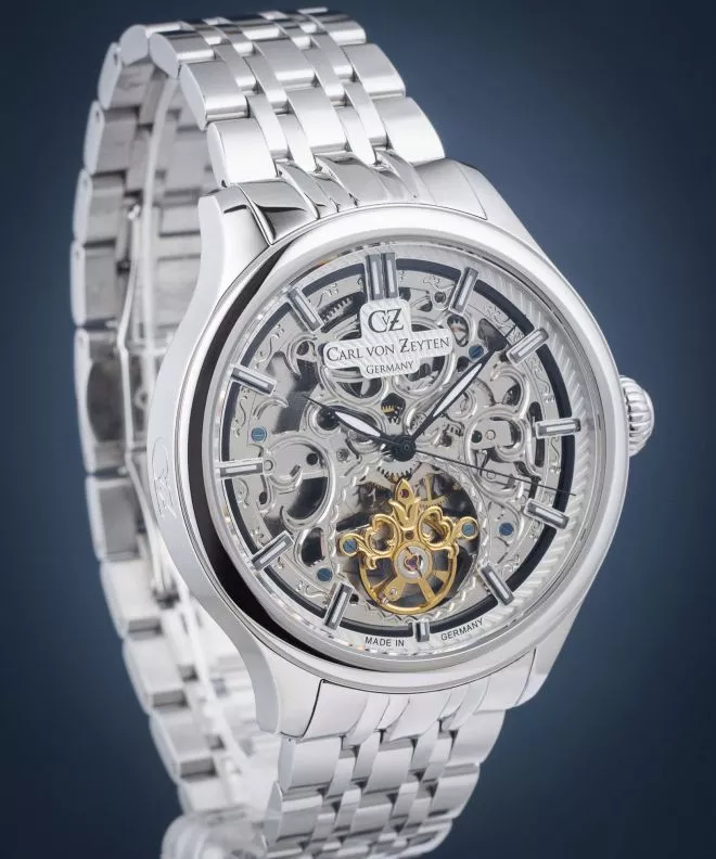 Часовник Мъжки Carl von Zeyten St. Georgen Skeleton Automatic CVZ0014WHMS