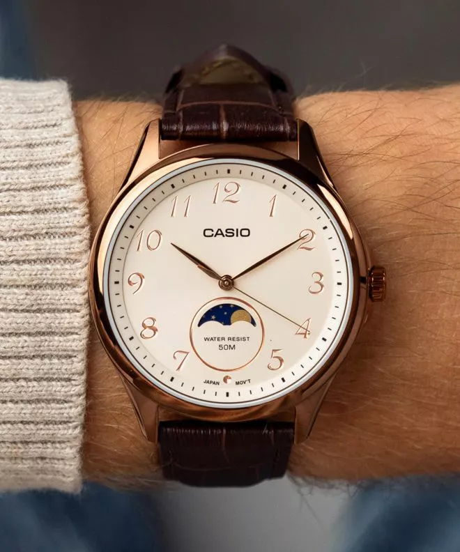 Часовник Мъжки Casio Classic Moonphase MTP-M110RL-5AER