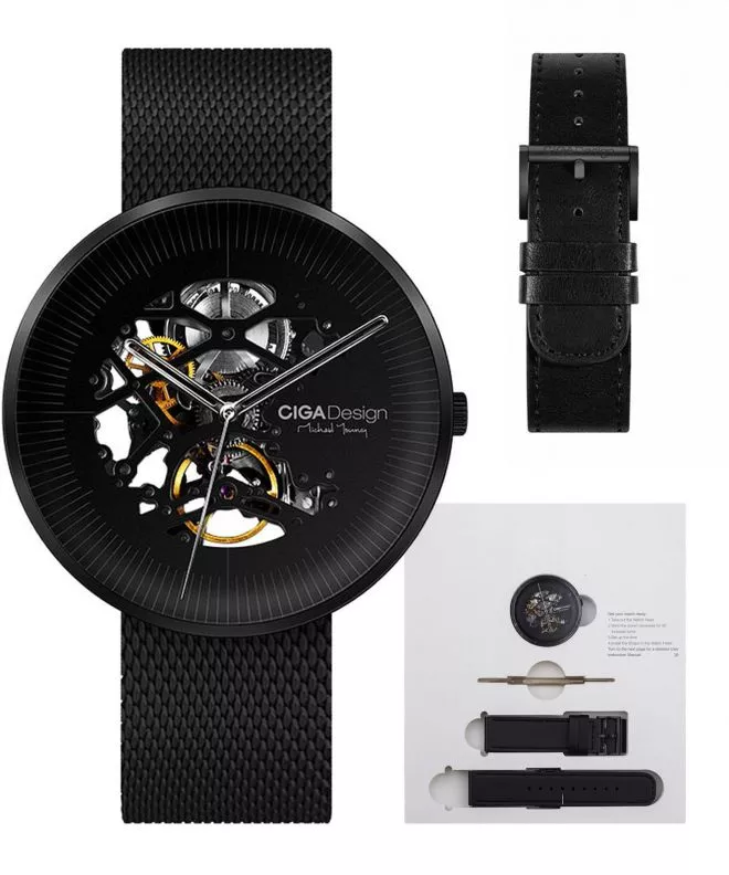 Часовник Мъжки Ciga Design MY Series Stainless Steel Skeleton Automatic M021-BLBL-W13