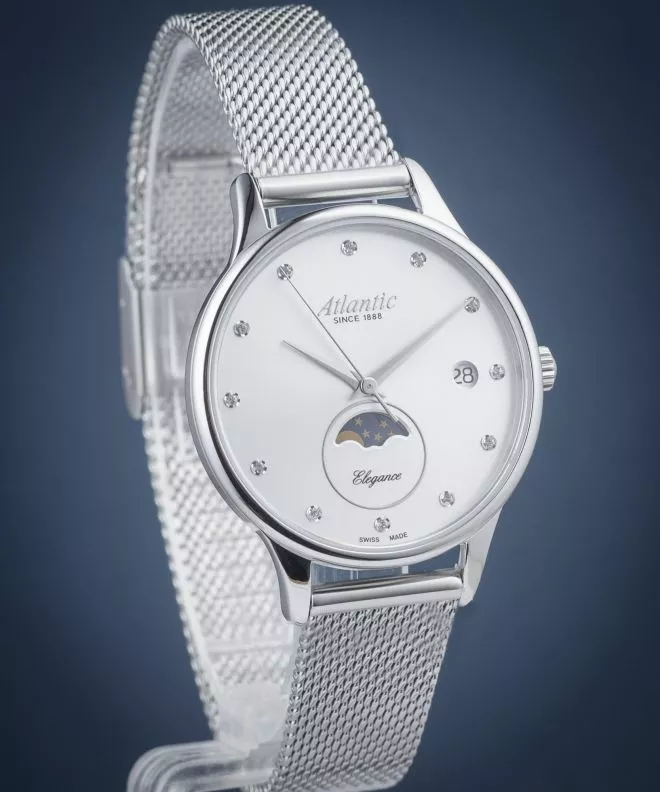Часовник Дамски Atlantic Elegance Moonphase 29040.41.27MB