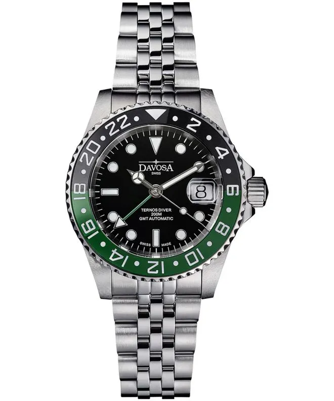 Часовник Мъжки Davosa Ternos Ceramic GMT WaveSl Automatic 161.590.07W