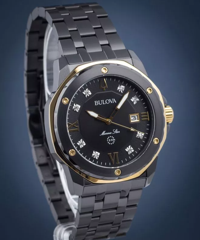 Часовник Мъжки Bulova Marine Star Diamonds 98D176