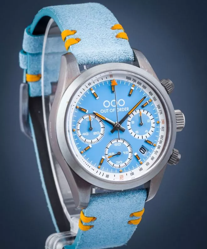 Часовник Мъжки Out of Order Azure Sporty Cronografo OOO.001-23.AZ.AZ