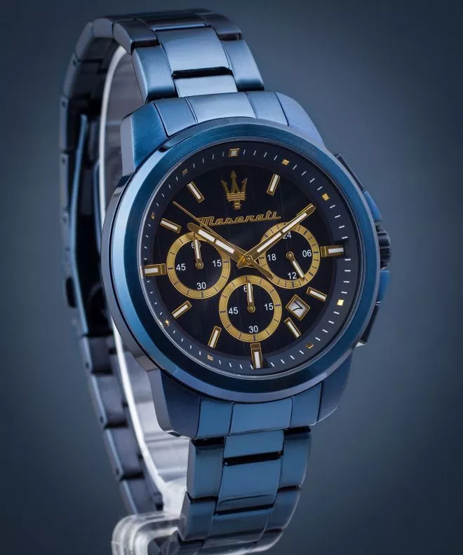Часовник Мъжки Maserati Successo Chronograph Blue Edition R8873621040