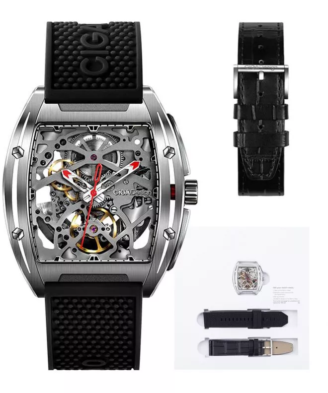 Часовник Мъжки Ciga Design Z-Series Edge Stainless Steel Skeleton Automatic Z031-SISI-W15BK