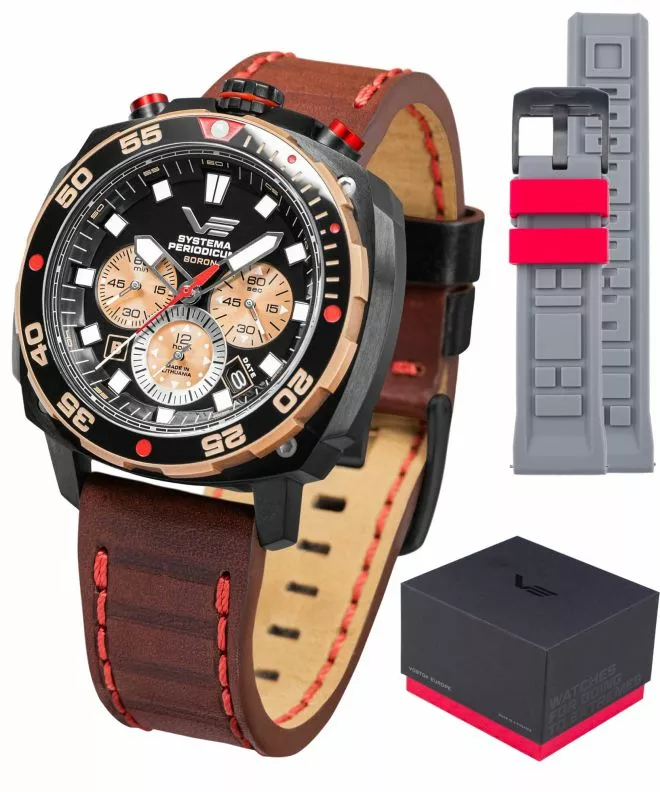 Часовник Мъжки Vostok Europe Systema Periodicum Boron Chronograph SET Limited Edition VK67-650E721