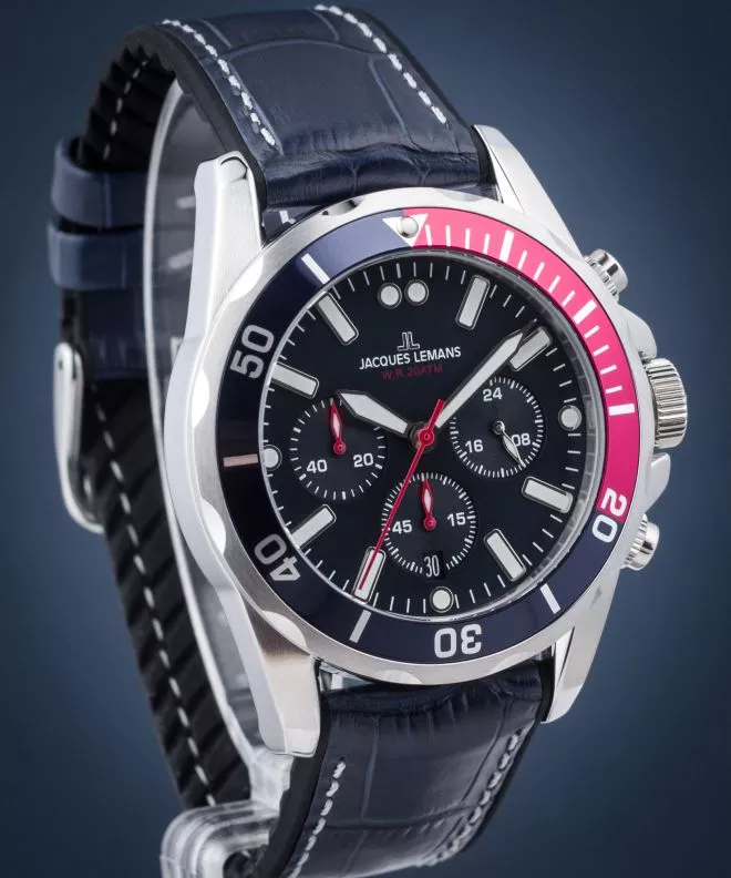 Часовник Мъжки Jacques Lemans Liverpool Chronograph 1-2091B