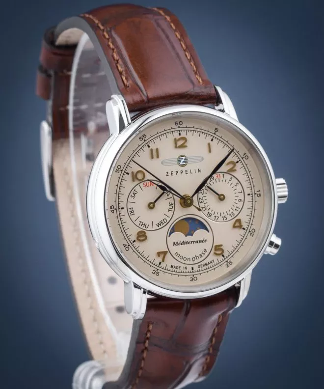 Часовник Дамски Zeppelin Mediterranee Moonphase Lady 9637-5