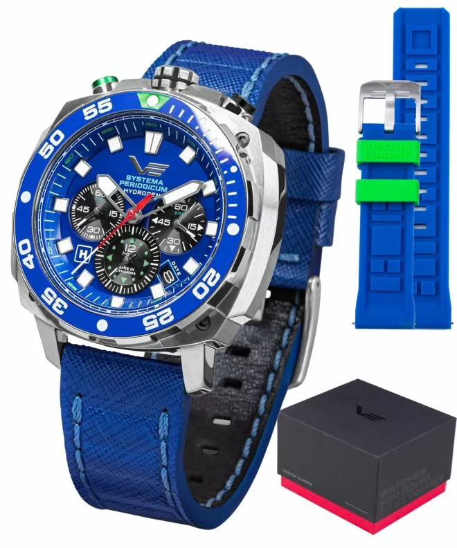 Часовник Мъжки Vostok Europe Systema Periodicum Hydrogen Chronograph SET Limited Edition VK67-650A720