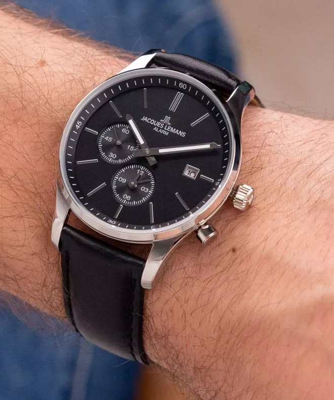 Часовник Мъжки Jacques Lemans London Alarm 1-2125A
