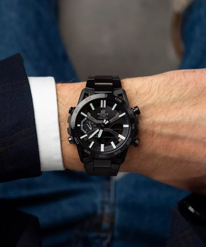 Часовник Мъжки Casio Edifice Bluetooth Sospensione Solar ECB-2000DC-1BEF