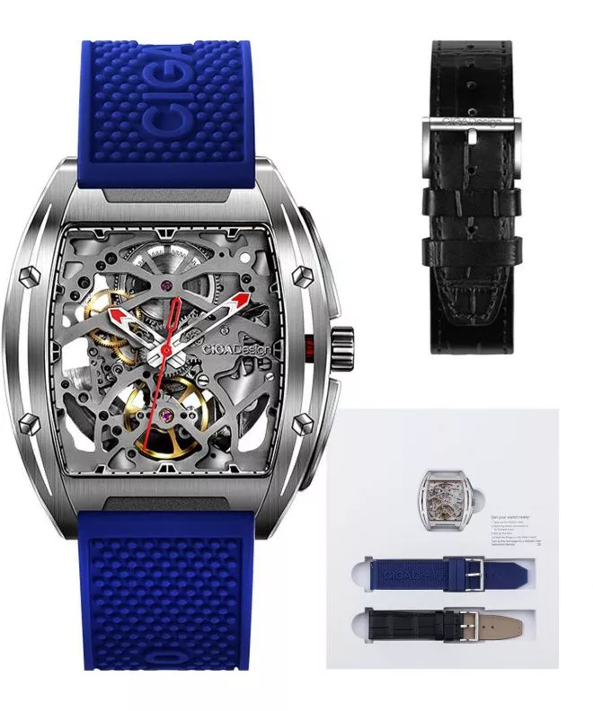 Часовник Мъжки Ciga Design Z-Series Edge Stainless Steel Skeleton Automatic Z031-SISI-W15BU