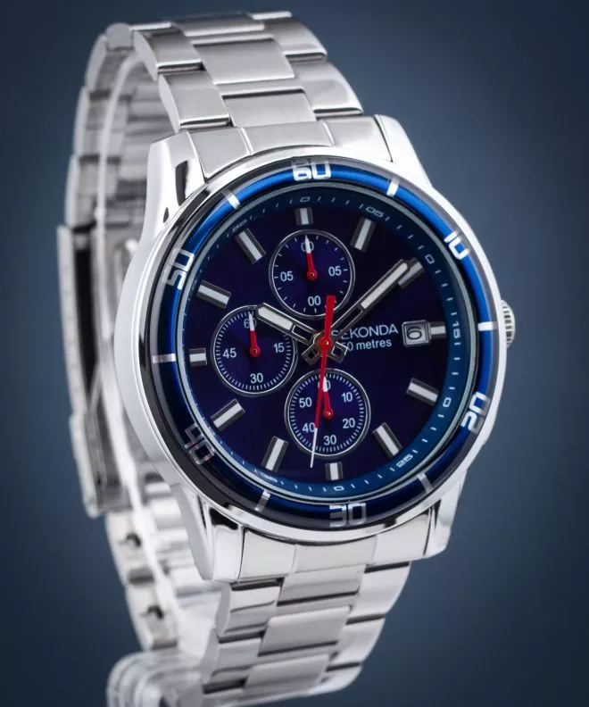 Часовник Мъжки Sekonda Midnight Chronograph 30207