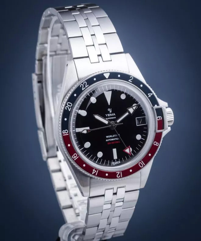 Часовник Мъжки Yema Superman 500 GMT Pepsi YGMT22B39-AMS