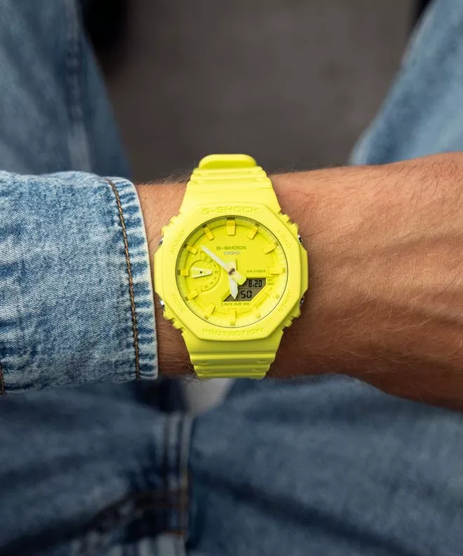 Часовник Мъжки Casio G-Shock Classic Tone on Tone Carbon Core Guard GA-2100-9A9ER