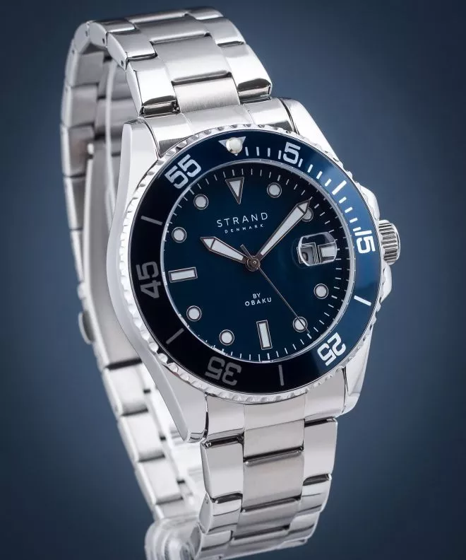 Часовник Мъжки Strand by Obaku Bondi Denim S727GDCLSC