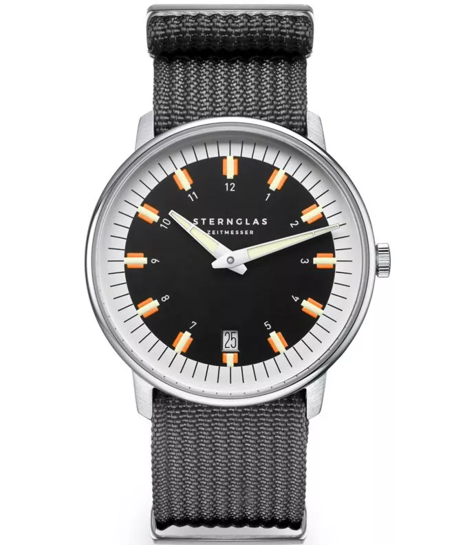 Часовник Мъжки Sternglas Egor Black Silver S01-EG03-FI04