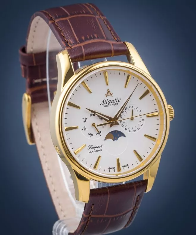 Часовник Мъжки Atlantic Seasport Moon Phase 56550.45.21